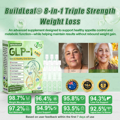 Official Store | 𝘽𝙪𝙞𝙡𝙙𝙇𝙚𝙖𝙛® 𝗚𝗟𝗣-𝟭 𝟖-𝗶𝗻-𝟭 𝗦𝗹𝗶𝗺 & 𝑯𝒆𝒂𝒍𝒕𝒉𝐲 𝑶𝒓𝒂𝒍 𝑺𝒐𝒍𝒖𝒕𝒊𝒐𝒏(𝑂𝑛𝑐𝑒 𝑎 𝑑𝑎𝑦, 𝑣𝑖𝑠𝑖𝑏𝑙𝑒 𝑟𝑒𝑠𝑢𝑙𝑡𝑠 𝑖𝑛 7 𝑑𝑎𝑦𝑠) ✅ 𝗦𝘂𝗽𝗽𝗼𝗿𝘁𝘀 𝗼𝗯𝗲𝘀𝗶𝘁𝘆, 𝗰𝗮𝗿𝗱𝗶𝗼𝘃𝗮𝘀𝗰𝘂𝗹𝗮𝗿 𝗵𝗲𝗮𝗹𝘁𝗵, 𝗱𝗶𝗮𝗯𝗲𝘁𝗲𝘀, 𝘀𝗹𝗲𝗲𝗽 𝗮𝗽𝗻𝗲𝗮, 𝗴𝘂𝘁 𝗵𝗲𝗮𝗹𝘁𝗵, 𝗷𝗼𝗶𝗻𝘁 𝗶𝘀𝘀𝘂𝗲𝘀, 𝐰𝐡𝐢𝐥𝐞 𝐚𝐥𝐬𝐨 𝐟𝐢𝐫𝐦𝐢𝐧𝐠 𝐭𝐡𝐞 𝐬𝐤𝐢𝐧 𝐚𝐧𝐝 𝐛𝐨𝐨𝐬𝐭𝐢𝐧𝐠 𝐞𝐧𝐞𝐫𝐠𝐲.